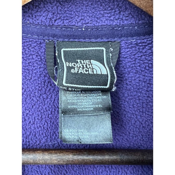 The North Face Purple Fleece Jacket Winter Women's Size S/P - Picture 3 of 7
